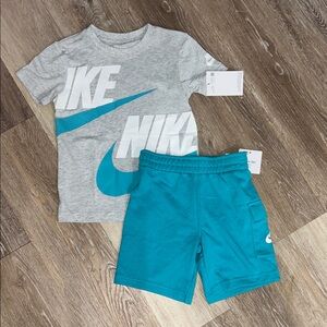NEW Nike Gray and Teal Kids Set